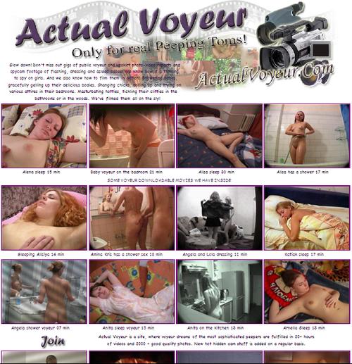 Actual voyeur site